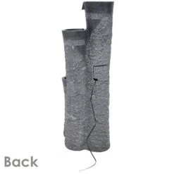 Sunnydaze Decor Sunnydaze 41"H Electric Polystone 4-Tier Staggered Pillars Outdoor Water Fountain With LED Lights -Sunnydaze Decor GUEST c357b2d4 5ba9 43b6 9797 cd6ddb14226e