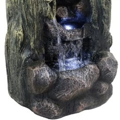 Sunnydaze Decor Sunnydaze 28"H Electric Glass Reinforced Concrete Cavern Of Mystery Outdoor Water Fountain With LED Light -Sunnydaze Decor GUEST c6c93536 2587 4c0e 88b8 0baf28498d0e