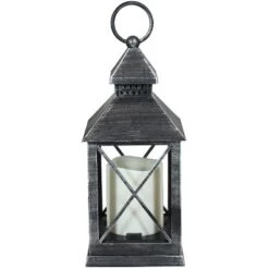 Sunnydaze Decor Sunnydaze 10" Yorktown Black Traditional Style Plastic And Glass Battery Operated Indoor LED Candle Lantern 16 Sunnydaze Decor Sunnydaze 10" Yorktown Black Traditional Style Plastic And Glass Battery Operated Indoor LED Candle Lantern -Sunnydaze Decor GUEST ca192996 7f4b 4d4f aef1 a1e0bba52a03