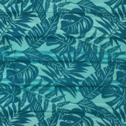 Sunnydaze Decor Sunnydaze Outdoor Weather-Resistant Polyester Quilted Hammock Cushion Pad And Hammock Pillow With Ties - Cool Blue Tropics -Sunnydaze Decor GUEST d1c8da61 5a1d 4828 9106 52443499d9ef