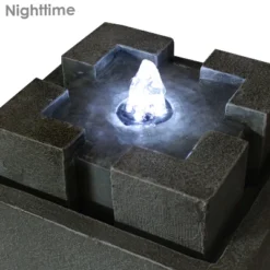 Sunnydaze Decor Sunnydaze Indoor Home Office Decorative Square Dynasty Bubbling Tabletop Water Fountain Feature - 7" -Sunnydaze Decor GUEST d258b0e1 d663 4ac8 a180 236f97dab89d