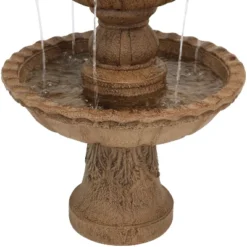 Sunnydaze Decor Sunnydaze 52"H Electric Fiberglass And Resin 4-Tier Pineapple Top Outdoor Water Fountain -Sunnydaze Decor GUEST d3a3fd8d 56c3 471b a32d 7c98ff8ea9c5