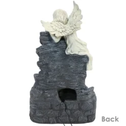 Sunnydaze Decor Sunnydaze Outdoor Solar Powered Angel Falls Water Fountain With Battery Backup And Submersible Pump - 27" -Sunnydaze Decor GUEST de617189 be92 457b 9ba7 c328bea9f0e8