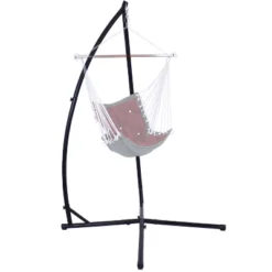 Sunnydaze Decor Sunnydaze Durable Indoor/Outdoor Metal X-Stand Only For Hanging Hammock Chair - 250 Lb Weight Capacity -Sunnydaze Decor GUEST e175e9e1 ddbf 4b01 9973 4c26f0b867f5