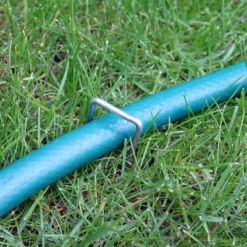 Sunnydaze Decor Sunnydaze Outdoor Lawn And Garden Galvanized Steel Staple Stakes For Landscape Fabric, Fences, And Sod - 12"