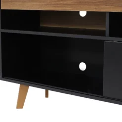 Sunnydaze Decor Sunnydaze Indoor Mid-Century Modern TV Stand Console With Storage Cabinet And Shelves For 58" TV -Sunnydaze Decor GUEST 01be363e 790e 4247 85c3 30665ee7be52