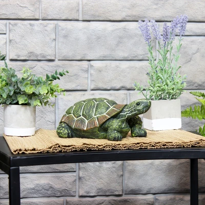 Sunnydaze Decor Sunnydaze Indoor/Outdoor Lifelike Terrance The Tortoise Patio Garden Yard Entryway Decorative Statue - 9" 7 Sunnydaze Decor Sunnydaze Indoor/Outdoor Lifelike Terrance The Tortoise Patio Garden Yard Entryway Decorative Statue - 9" - Image 7