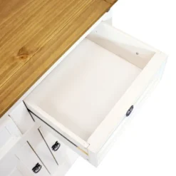 Sunnydaze Decor Sunnydaze Kitchen Sideboard Cabinet With 2 Drawers And 2 Doors - Solid Pine Construction -Sunnydaze Decor GUEST 112f2112 fc22 432f a20a dd6681d8f47d