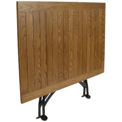 Sunnydaze Decor Sunnydaze Indoor/Outdoor Essential Chestnut Wood Folding Patio Table And Chairs Set - Brown - 7pc -Sunnydaze Decor GUEST 122749d9 f92f 4dae a348 649b3e6a5f22