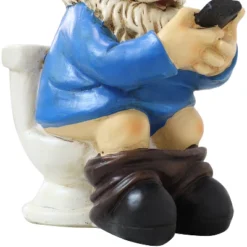 Sunnydaze Decor Sunnydaze Cody The Garden Gnome On The Throne Reading Phone Indoor/Outdoor Lightweight Resin Lawn And Garden Statue - 9.5" H 7 Sunnydaze Decor Sunnydaze Cody The Garden Gnome On The Throne Reading Phone Indoor/Outdoor Lightweight Resin Lawn And Garden Statue - 9.5" H -Sunnydaze Decor GUEST 1e55361c 69fd 4612 bdfd 832acb1f1cd5