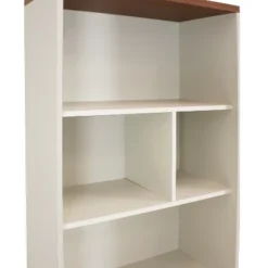 Sunnydaze Decor Sunnydaze Indoor Mid-Century Modern 5-Shelf Bookshelf With Storage Cabinet - Latte -Sunnydaze Decor GUEST 2e0d9d3a 74ac 49c1 8fef 4b2b48184d38