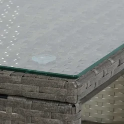 Sunnydaze Decor Sunnydaze Outdoor Longford Patio Sectional Sofa Conversation Set With Cushions And Table - Stone Gray - 3pc -Sunnydaze Decor GUEST 47d38945 19da 4997 a3ba 2c4ca3254890