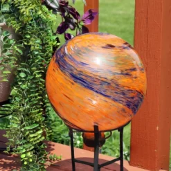 Sunnydaze Decor Sunnydaze Indoor/Outdoor Artistic Gazing Globe Glass Garden Ball For Lawn, Patio Or Indoors - 10" Diameter 7 Sunnydaze Decor Sunnydaze Indoor/Outdoor Artistic Gazing Globe Glass Garden Ball For Lawn, Patio Or Indoors - 10" Diameter -Sunnydaze Decor GUEST 541bb0b8 865d 4bf8 92d0 7d72a2295294