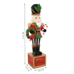 Sunnydaze Decor Sunnydaze Indoor/Outdoor Porch Or Living Room Resin Karl The Christmas Nutcracker Holiday Decorative Statue - 48" 9 Sunnydaze Decor Sunnydaze Indoor/Outdoor Porch Or Living Room Resin Karl The Christmas Nutcracker Holiday Decorative Statue - 48" -Sunnydaze Decor GUEST 632d549f 17e8 44c5 9120 545274ad5cd7