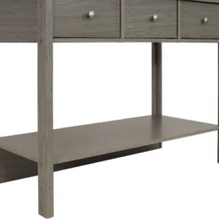 Sunnydaze Decor Sunnydaze MDF Indoor Entryway Console Table With 3 Drawers - 30" H - Thunder Gray -Sunnydaze Decor GUEST 65bec4eb 8c25 4126 9799 296eb98c5749