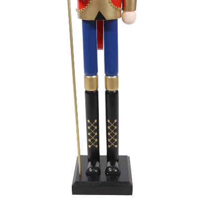 Sunnydaze Decor Sunnydaze Arnold The Strong Indoor Decorative Traditional Christmas Wooden Nutcracker Statue, 48-Inch 4 Sunnydaze Decor Sunnydaze Arnold The Strong Indoor Decorative Traditional Christmas Wooden Nutcracker Statue, 48-Inch - Image 4