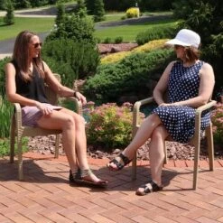 Sunnydaze Decor Sunnydaze Faux Wicker Rattan Design Plastic All-Weather Commercial-Grade Segonia Indoor/Outdoor Patio Dining Arm Chair -Sunnydaze Decor GUEST 7421b9cc 1a17 466b 8507 bc0a848d0530