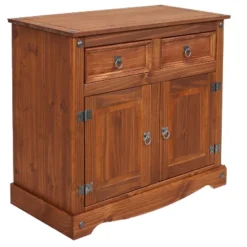 Sunnydaze Decor Sunnydaze Kitchen Sideboard Cabinet With 2 Drawers And 2 Doors - Solid Pine Construction -Sunnydaze Decor GUEST 77df95c4 5638 4ec9 be37 3d7d2f1f055d