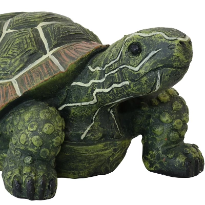 Sunnydaze Decor Sunnydaze Indoor/Outdoor Lifelike Terrance The Tortoise Patio Garden Yard Entryway Decorative Statue - 9" 2 Sunnydaze Decor Sunnydaze Indoor/Outdoor Lifelike Terrance The Tortoise Patio Garden Yard Entryway Decorative Statue - 9" - Image 2