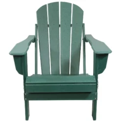 Sunnydaze Decor Sunnydaze Portable, Foldable, Outdoor Adirondack Chair - All-Weather Design - 300-Pound Capacity - 34.5" H -Sunnydaze Decor GUEST af27e1af 6620 47d8 a12a 721941fb7916