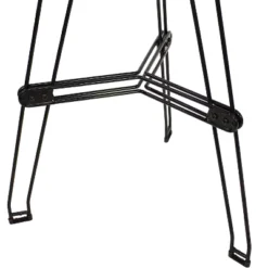 Sunnydaze Decor Sunnydaze Indoor Modern Furniture Steel Wire Bar Table With Faux Woodgrain Tabletop - Brown -Sunnydaze Decor GUEST b09d5a3a 74f0 4b06 b769 c8d42e540d17