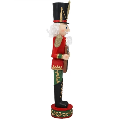 Sunnydaze Decor Sunnydaze Indoor/Outdoor Porch Or Living Room Polyresin Friedrich The Nutcracker With Sign Christmas Holiday Decoration - 36" 7 Sunnydaze Decor Sunnydaze Indoor/Outdoor Porch Or Living Room Polyresin Friedrich The Nutcracker With Sign Christmas Holiday Decoration - 36" - Image 7