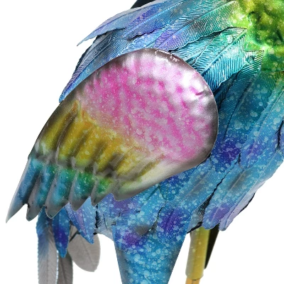 Sunnydaze Decor Sunnydaze Metal Crane Outdoor Garden Statue Yard Art Sculpture - 29" 3 Sunnydaze Decor Sunnydaze Metal Crane Outdoor Garden Statue Yard Art Sculpture - 29" - Image 3