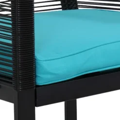 Sunnydaze Decor Sunnydaze Outdoor Rattan Coachford Patio Conversation Furniture Set With Loveseat, Chairs, Seat Cushions, And Coffee Table - 4pc -Sunnydaze Decor GUEST e90ab148 3742 41e6 864d 60ac3f3e91e3