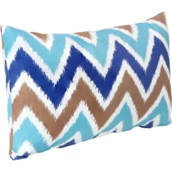 Sunnydaze Decor Sunnydaze Indoor/Outdoor Weather-Resistant Polyester Lumbar Decorative Pillow With Zipper Closure - 2pk -Sunnydaze Decor GUEST f132a432 d9a4 44d1 a81d 1380387b2c1a