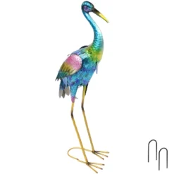 Sunnydaze Decor Sunnydaze Metal Crane Outdoor Garden Statue Yard Art Sculpture - 29" 16 Sunnydaze Decor Sunnydaze Metal Crane Outdoor Garden Statue Yard Art Sculpture - 29" -Sunnydaze Decor GUEST f3e11bea 953b 421d ac6b ce4a3d18c9f5