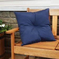 Sunnydaze Decor Sunnydaze Indoor/Outdoor Weather-Resistant Polyester Square Tufted Pillow With Zipper Closures - 19" - 2pk -Sunnydaze Decor GUEST fbffd808 6fb5 45be a6fe a049b98de2a2