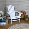 Sunnydaze Decor Sunnydaze Fir Wood Painted Finish Coastal Bliss Outdoor Adirondack Chair